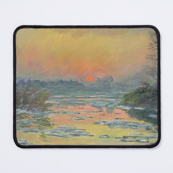 Item preview, Sunset on the Seine in Winter by Claude Monet designed and sold by GabyddAlessandr.