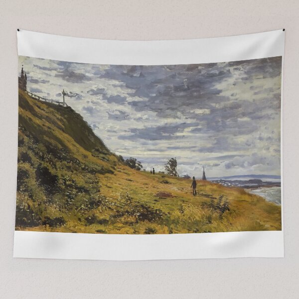 Item preview, Taking a Walk on the Cliffs of Sainte Adresse   1867  by Claude Monet designed and sold by GabyddAlessandr.