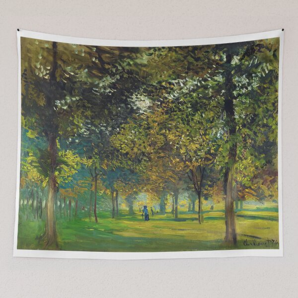 Item preview, The Allee du Champ de Foire at Argenteuil   1874  by Claude Monet designed and sold by GabyddAlessandr.