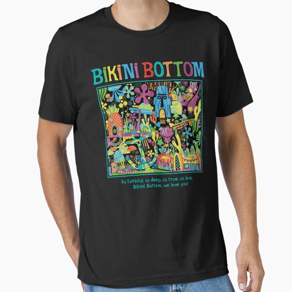 Item preview, SpongeBob SquarePants Bikini Bottom Map Abstract Art Poster designed and sold by FifthSun.