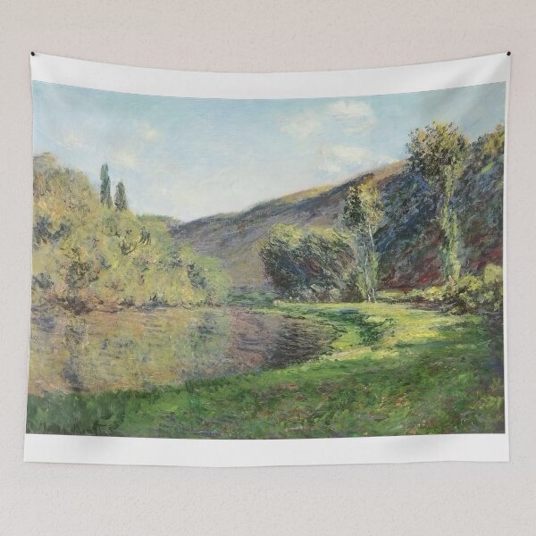 Item preview, The Arm of the Siene at Jeufosse Afternoon   1884  by Claude Monet designed and sold by GabyddAlessandr.