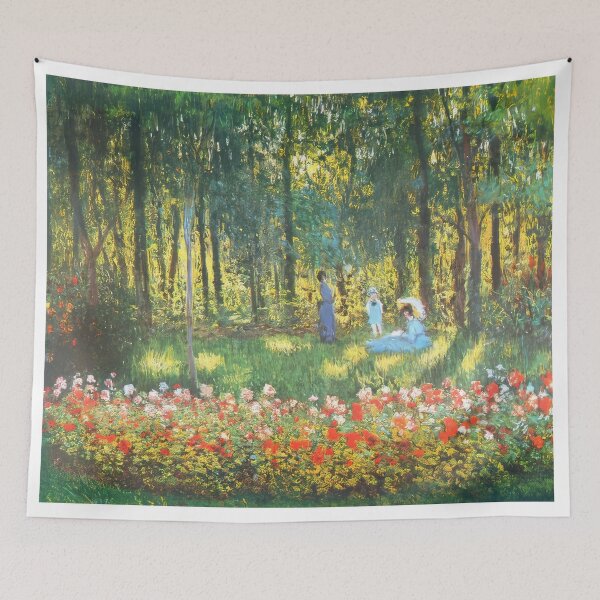 Item preview, The Artist's Family in the Garden   1875  by Claude Monet designed and sold by GabyddAlessandr.
