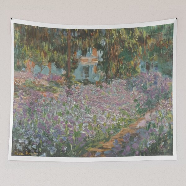 Item preview, The Artist's Garden at Giverny   1900  by Claude Monet designed and sold by GabyddAlessandr.