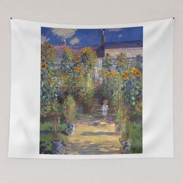 Item preview, The Artist's Garden at Vétheuil   1880  by Claude Monet designed and sold by GabyddAlessandr.