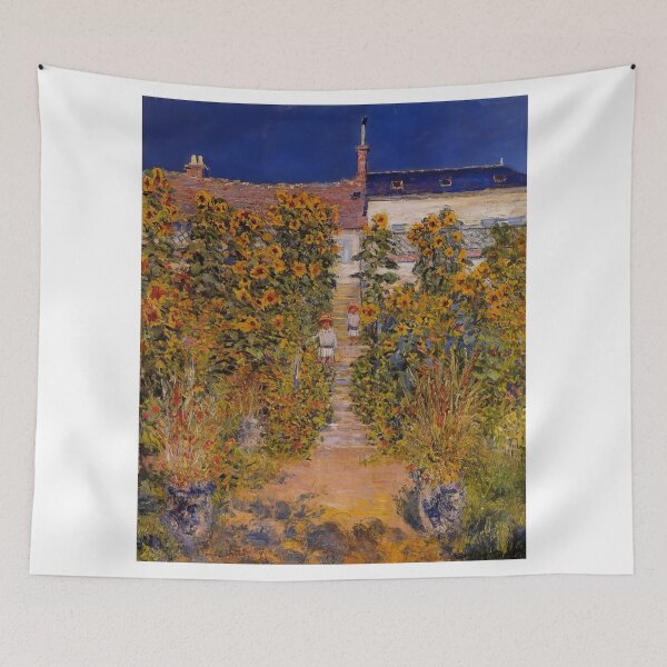 Item preview, The Artist's Garden at Vetheuil   1881  by Claude Monet designed and sold by GabyddAlessandr.