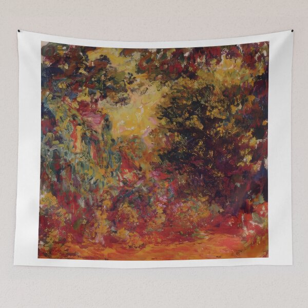Item preview, The Artist's House from the Rose Garden   1924  by Claude Monet designed and sold by GabyddAlessandr.