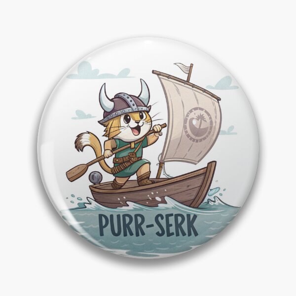 Item preview, Purr-serk Fury: Feline Viking designed and sold by SibMa.