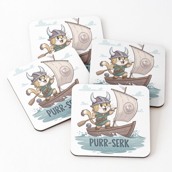 Item preview, Purr-serk Fury: Feline Viking designed and sold by SibMa.