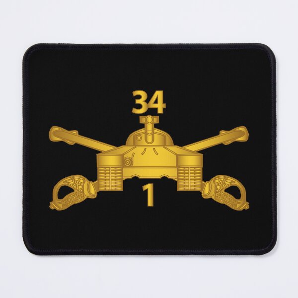 Item preview, Army - 1st Bn 34th Armor - Armor Branch wo Txt designed and sold by Military Insignia Products.
