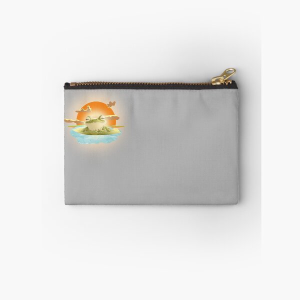 Item preview, Zen Frog at Sunset – Stillness Art Poster / Calm Graphic Tee designed and sold by OskArt design.