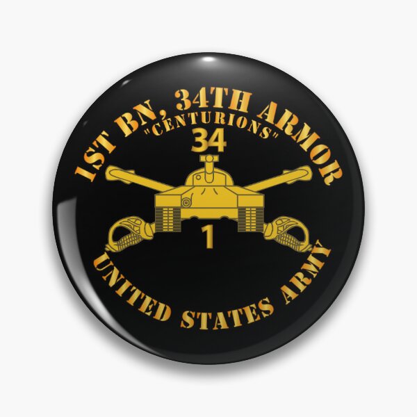 Item preview, Army - 1st Bn, 34th Armor - Centurions  - Armor Branch designed and sold by Military Insignia Products.