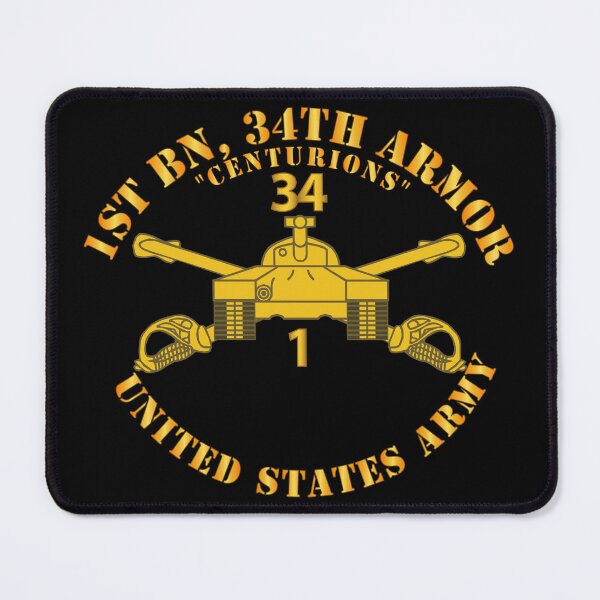 Item preview, Army - 1st Bn, 34th Armor - Centurions  - Armor Branch designed and sold by Military Insignia Products.
