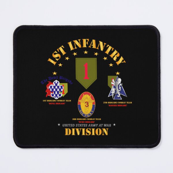 Item preview, Army - 1st Infantry Division w Named BCTs designed and sold by Military Insignia Products.