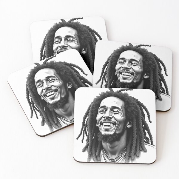 Item preview, Black and white art, exceptional Bob Marley portrait, home decor. designed and sold by nicnacc.