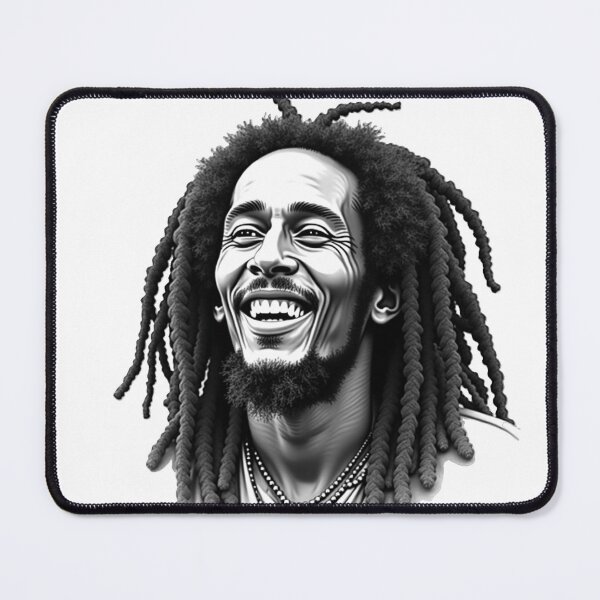Item preview, Black and white art, exceptional Bob Marley portrait, home decor. designed and sold by nicnacc.