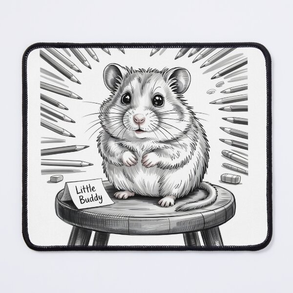 Item preview,   Little buddy hamster, anime pet designed and sold by KoszulkaStreet.