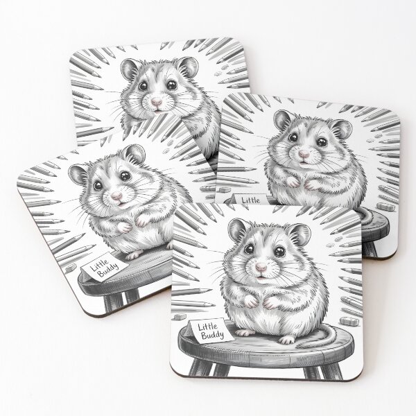 Item preview,   Little buddy hamster, anime pet designed and sold by KoszulkaStreet.