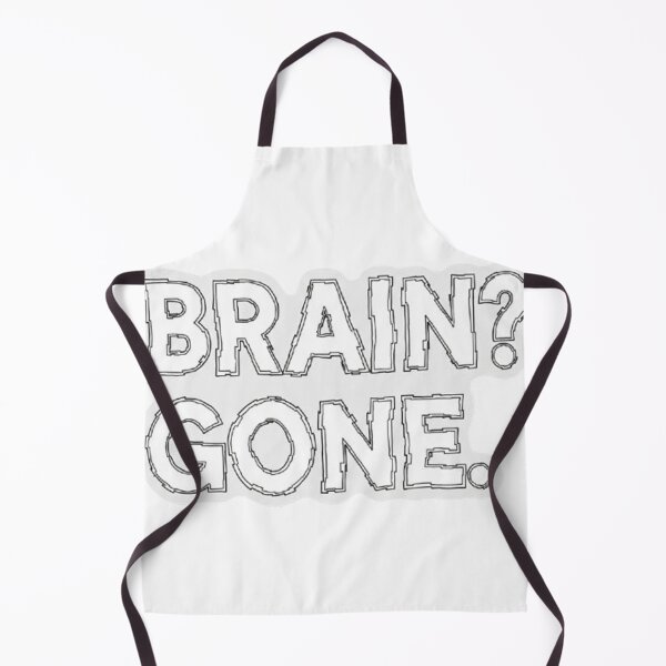 Item preview, Brain? Gone. Funny Minimalist Sticker designed and sold by EverMuse_0_0.
