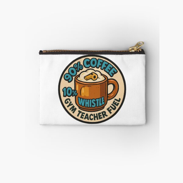 Item preview, 90% Coffee, 10% Whistle – Funny Gym Teacher Fuel Design designed and sold by FamilyStore94.