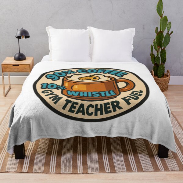 Item preview, 90% Coffee, 10% Whistle – Funny Gym Teacher Fuel Design designed and sold by FamilyStore94.