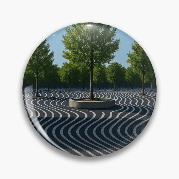Item preview, Wavy lines and silent trees designed and sold by Sigtrix.