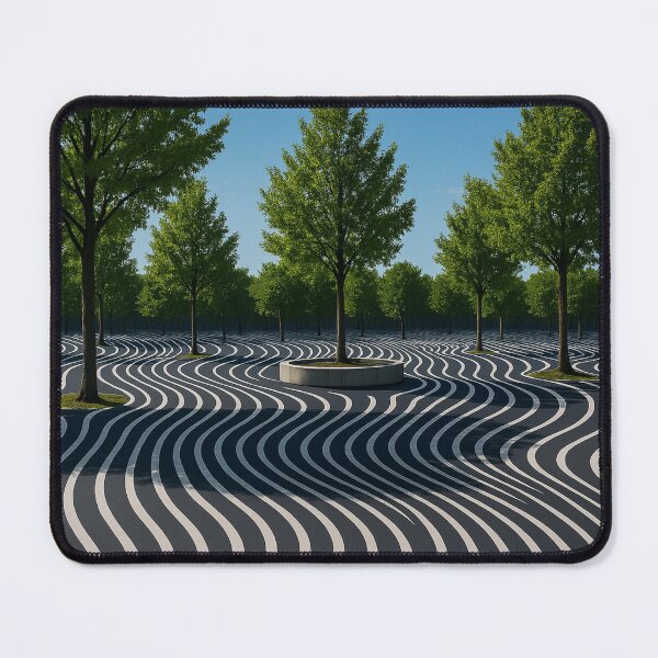 Item preview, Wavy lines and silent trees designed and sold by Sigtrix.