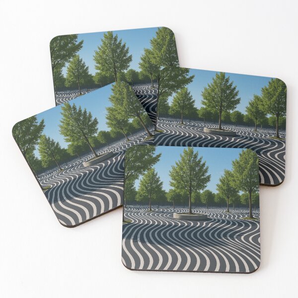 Item preview, Wavy lines and silent trees designed and sold by Sigtrix.