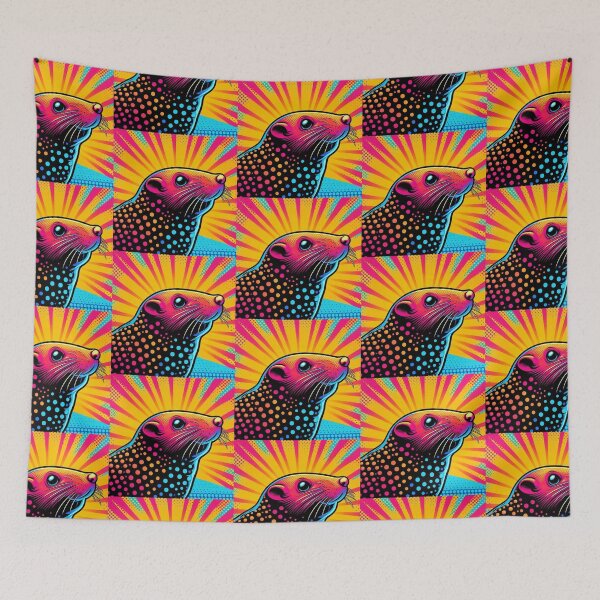 Item preview, Colorful cute mole designed and sold by Dogandesighn.
