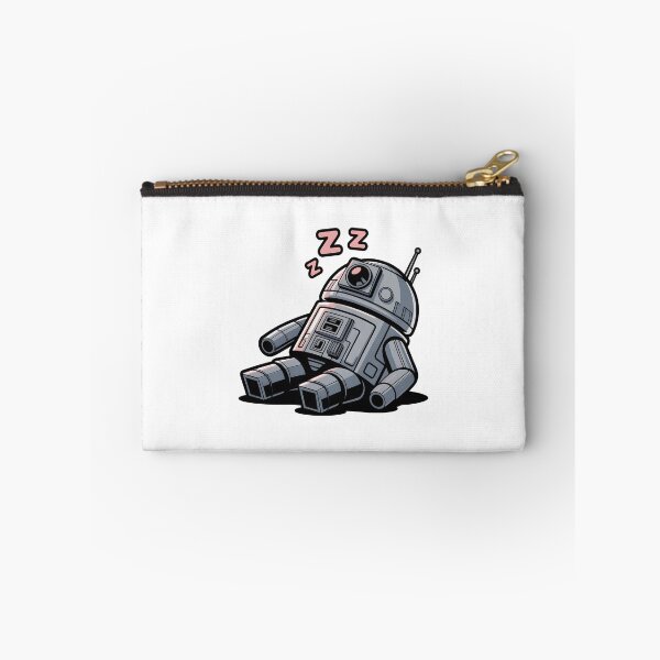 Item preview, Cute Sleeping Robot Vinyl Sticker – Water‑Resistant, Laptop & Hydro Flask Decal designed and sold by Aknarin Thika.