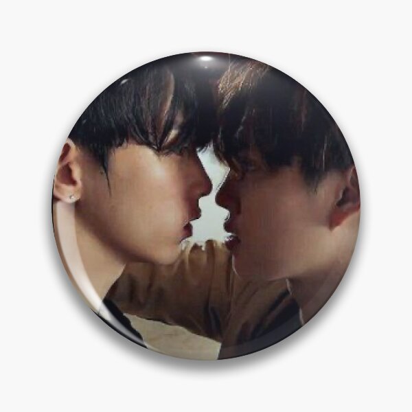 Item preview, Kim Kenta kiss scene Benz Garfield Pitbabe the series sticker thai BL series boys love actors names logo pooh pavel charlie babe alan jeff pete chris north sonic winner dean willy way designed and sold by Kpop-Noona.