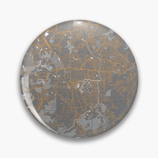 Item preview, Kajang City Map of Selangor, Malaysia - Bauhaus designed and sold by deMAP.
