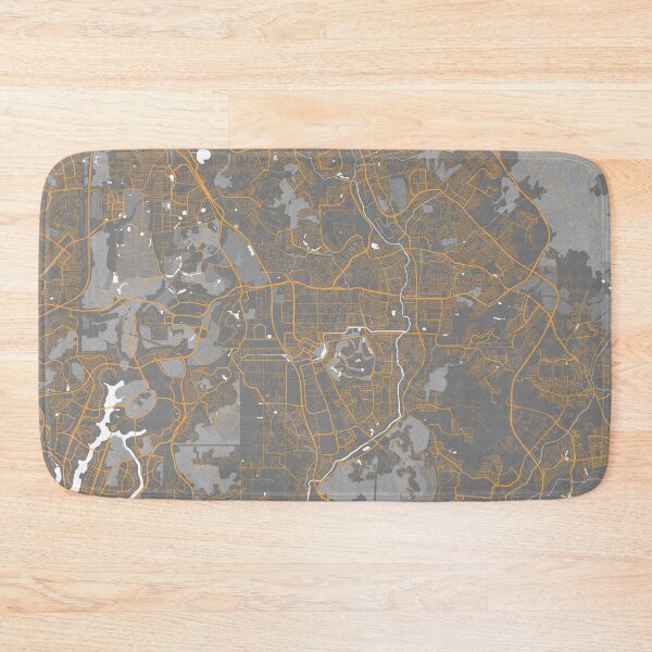 Item preview, Kajang City Map of Selangor, Malaysia - Bauhaus designed and sold by deMAP.