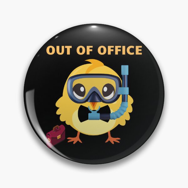 Item preview, Funny Vacation Chick - Out of Office Design designed and sold by UTkiKK.