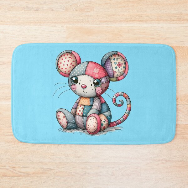 Item preview, Colorful Mouse - Patchwork Animal designed and sold by PawPrintStyles.