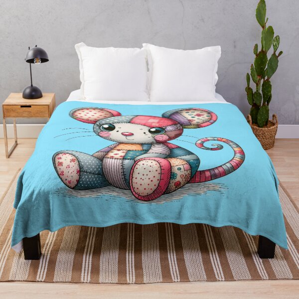 Item preview, Colorful Mouse - Patchwork Animal designed and sold by PawPrintStyles.