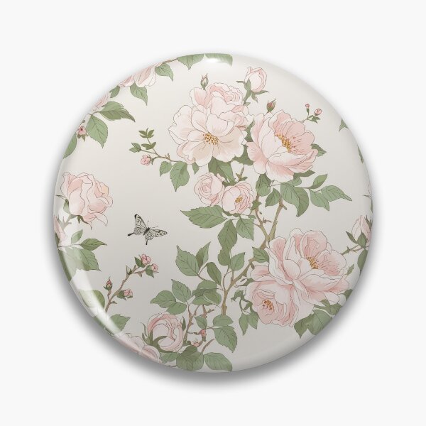 Item preview, Elegant Rose Pattern with Butterfly designed and sold by CoolPixels.
