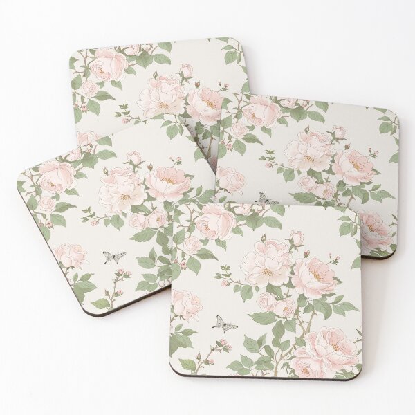 Item preview, Elegant Rose Pattern with Butterfly designed and sold by CoolPixels.