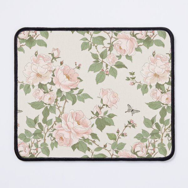 Item preview, Elegant Rose Pattern with Butterfly designed and sold by CoolPixels.