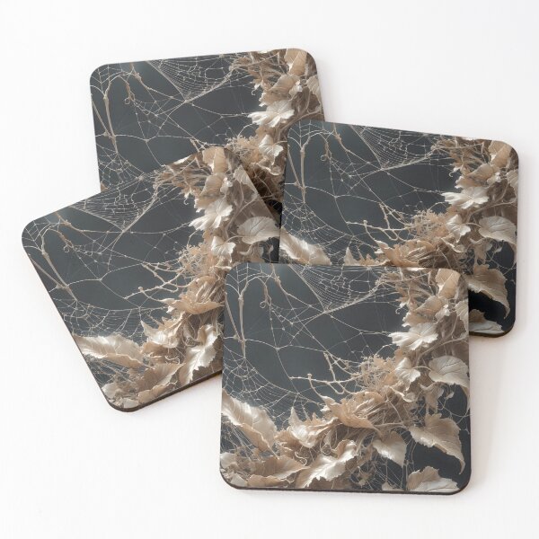 Item preview, Veins of Decay – Gothic Nature Art with Leaves and Webs designed and sold by LaLi-Designs.