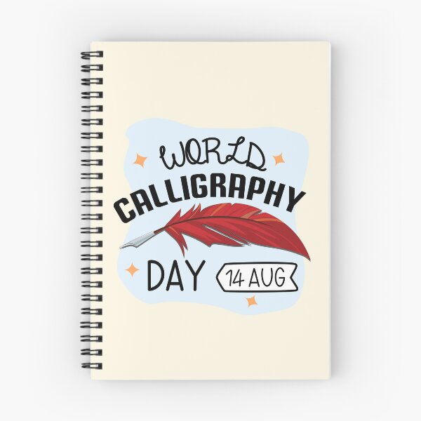 Item preview, 14 World Calligraphy Day - Wacky Holidays designed and sold by ChemicalXShop.