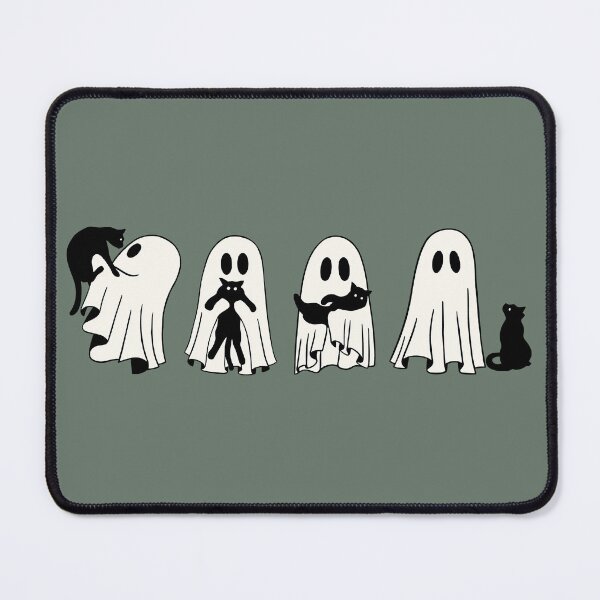 Item preview, Halloween Ghost Black Cat designed and sold by HaloHop.