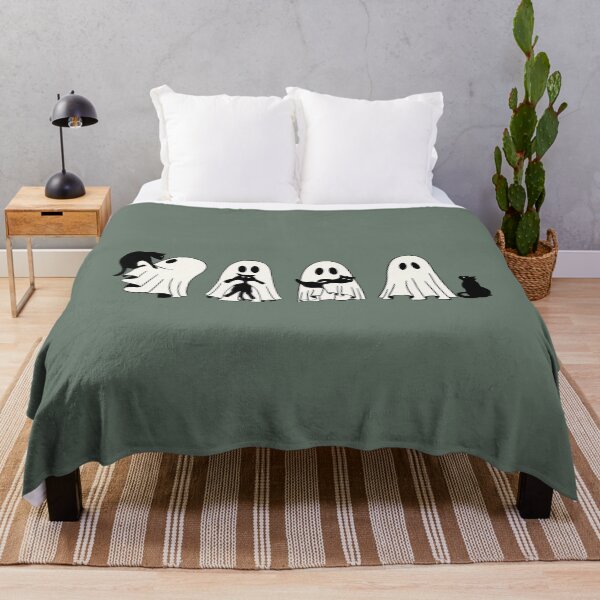 Item preview, Halloween Ghost Black Cat designed and sold by HaloHop.