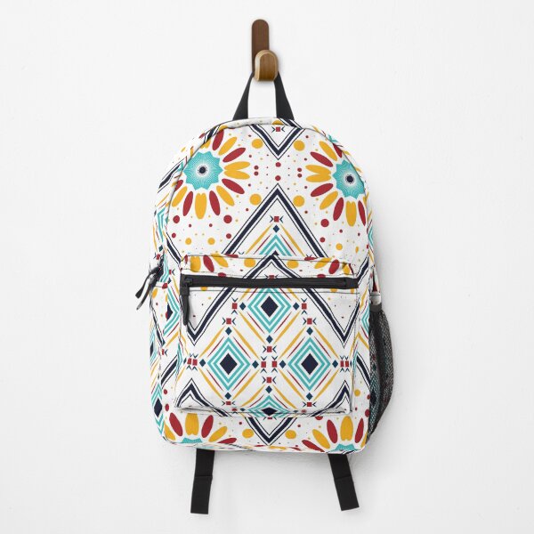 Item preview, Vibrant Tribal Geometric Floral Pattern - Colorful Ethnic Art designed and sold by Kopii Art.