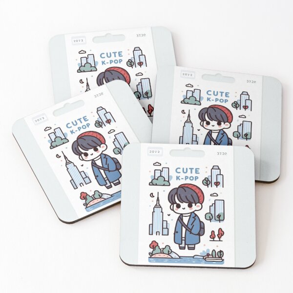 Item preview, Adorable K-Pop Idol Keychain – Cute Charm for Kids' Backpacks & Car Mirrors. designed and sold by PaintMeWorld.