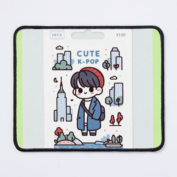Item preview, Adorable K-Pop Idol Keychain – Cute Charm for Kids' Backpacks & Car Mirrors. designed and sold by PaintMeWorld.