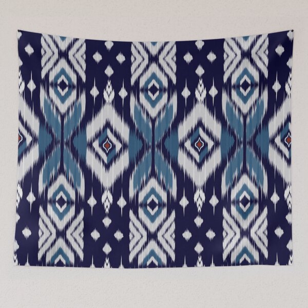 Item preview, Traditional Abstract geometric Ikat pattern seamless designed and sold by Aesthetic shapes design.