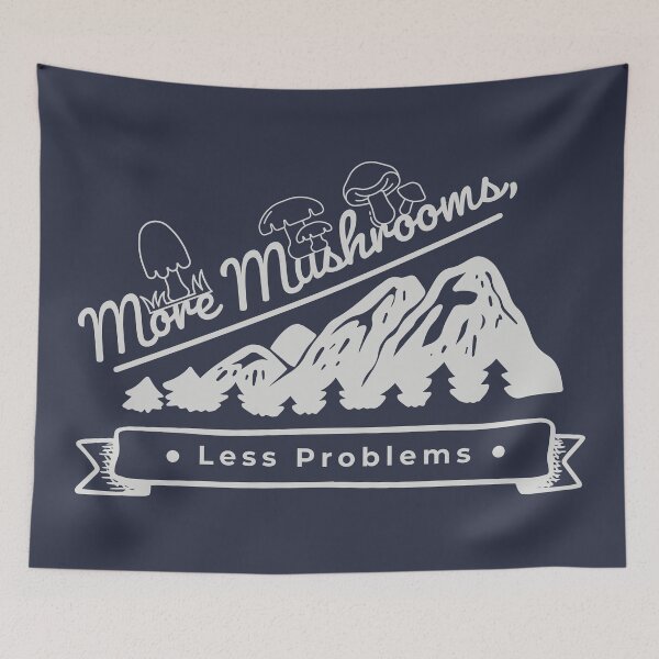 Item preview, More Mushrooms, Less Problems. designed and sold by Milena R..