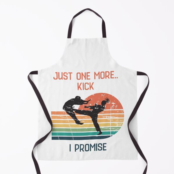 Item preview, Just one more kick I promise, funny karate kick girl t-shirt gift designed and sold by TeeArtWorld.