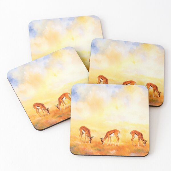 Item preview, Grazing Antelopes designed and sold by M-Y-A-R-T-.