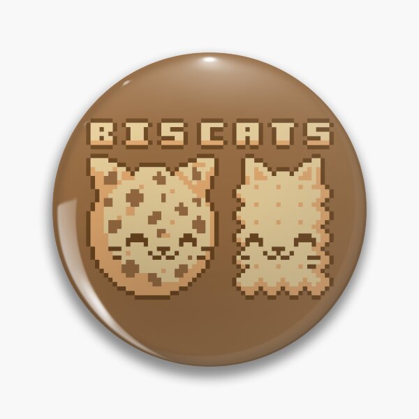 Item preview, Kitty Cute Cat Baking Biscuits Pixel Art Kawaii designed and sold by PixelDrukiPL.